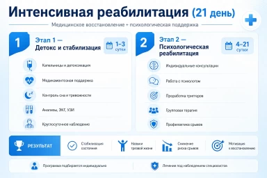 Реабилитация за 21 день в Асбесте